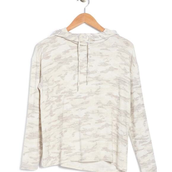 $5 SALE!!!! MSRP $58 NWT Workshop Small Drop Shoulder Long Sleeve Camo Hoodie - Picture 3 of 9